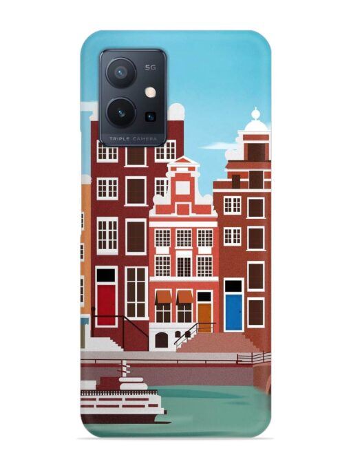 Scenery Architecture Amsterdam Landscape Snap Case for Vivo T1 (5G) Zapvi