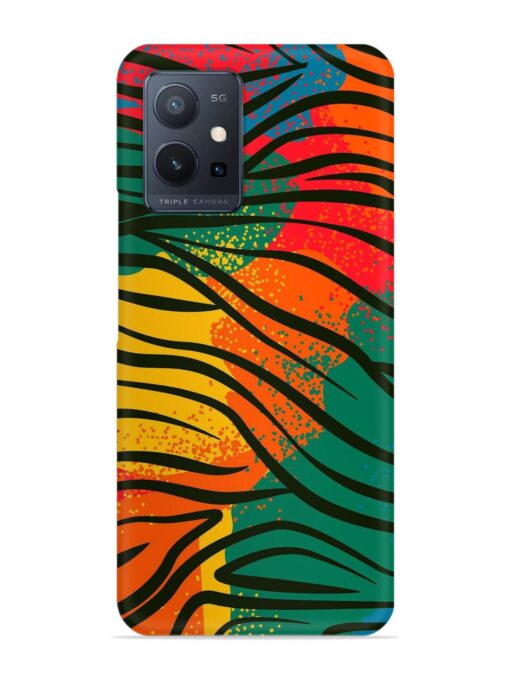 Bright Colorful Snap Case for Vivo T1 (5G) Zapvi