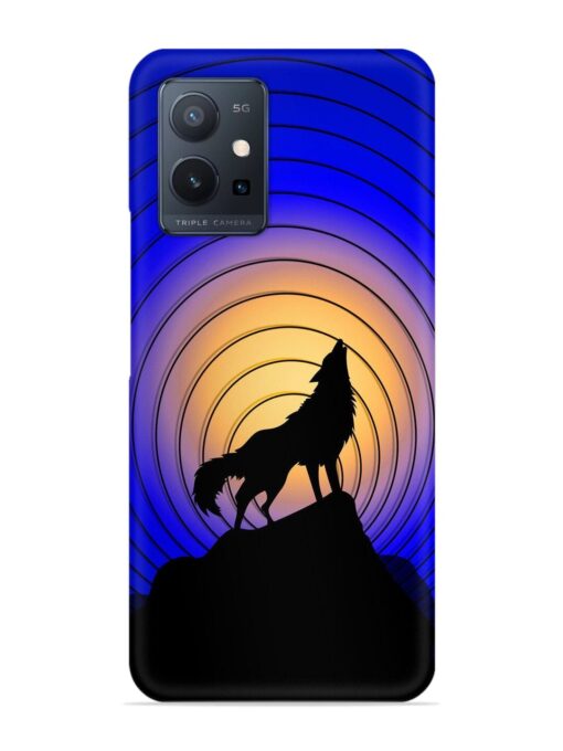 Fox Roaring Design Snap Case for Vivo T1 (5G) Zapvi