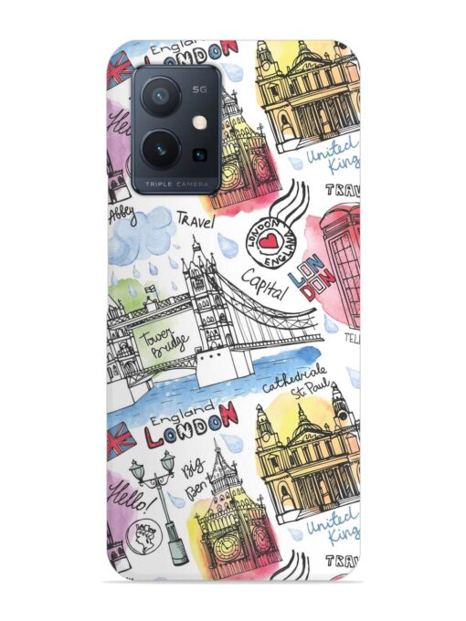 Vector London Landmark Snap Case for Vivo T1 (5G) Zapvi