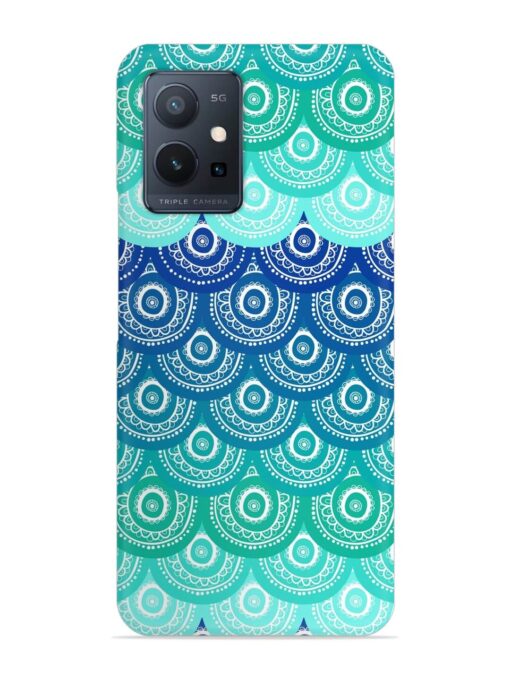 Ethnic Seamless Pattern Snap Case for Vivo T1 (5G)