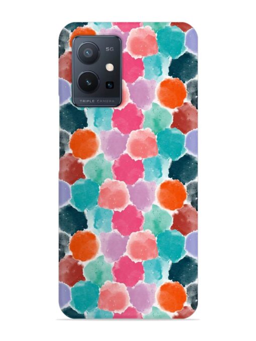 Colorful Seamless Pattern Snap Case for Vivo T1 (5G) Zapvi