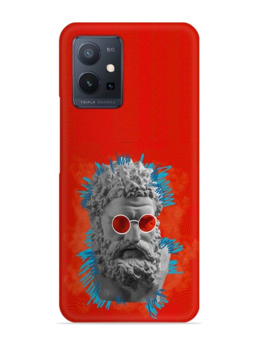 Contemporary Art Concept Snap Case for Vivo T1 (5G) Zapvi