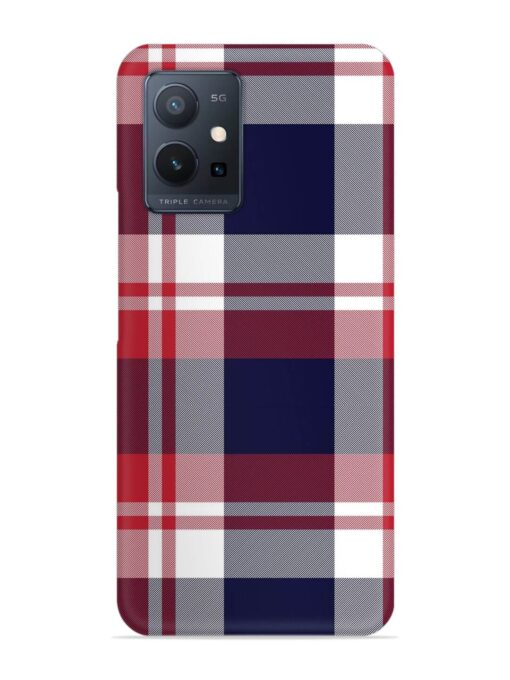 Classic Plaid Tartan Snap Case for Vivo T1 (5G)