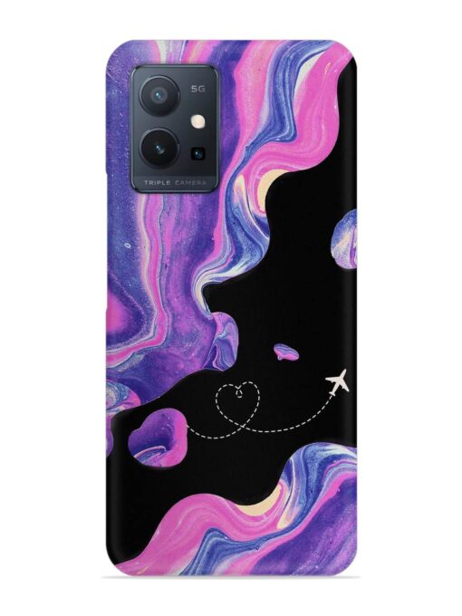 Glitter Art Snap Case for Vivo T1 (5G) Zapvi