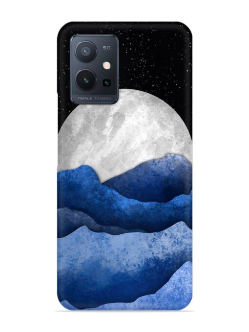 Full Moon Mountain Vector Snap Case for Vivo T1 (5G) Zapvi