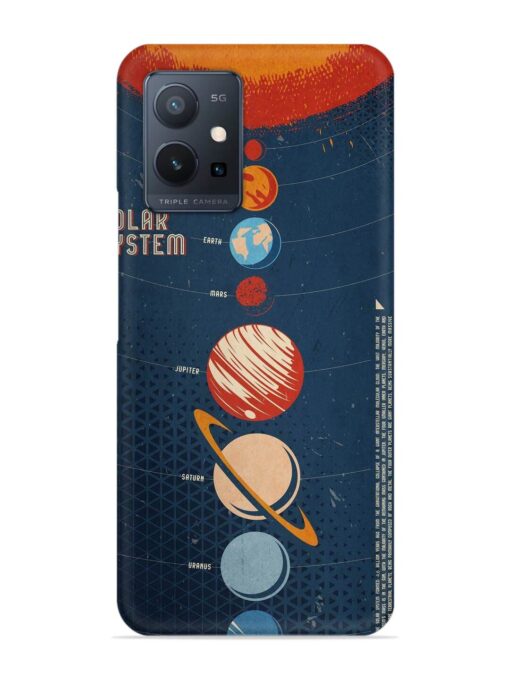 Solar System Vector Snap Case for Vivo T1 (5G)