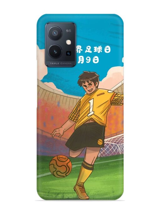 Soccer Kick Snap Case for Vivo T1 (5G) Zapvi