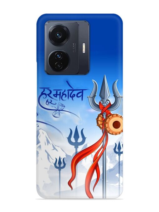 Har Har Mahadev Trishul Snap Case for Vivo T1 Pro (5G) Zapvi