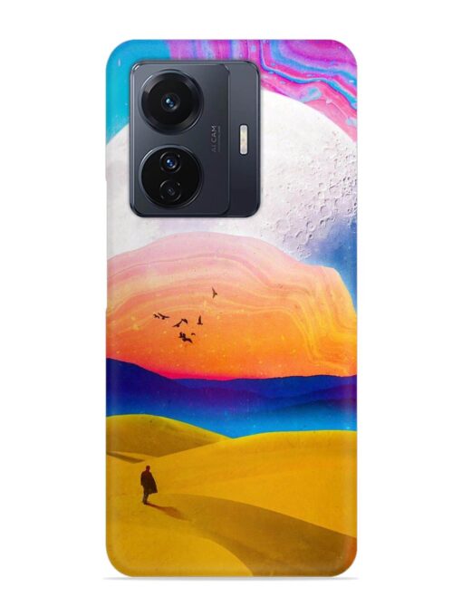 Sandy Desert Snap Case for Vivo T1 Pro (5G)