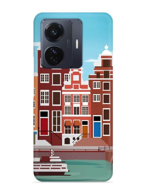 Scenery Architecture Amsterdam Landscape Snap Case for Vivo T1 Pro (5G)