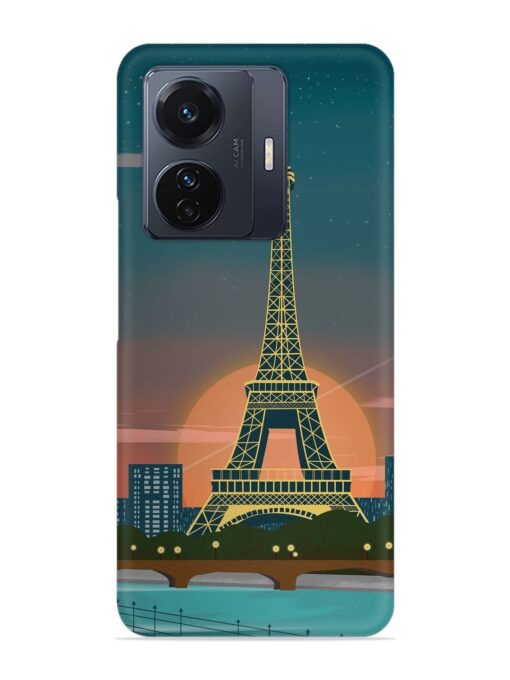 Scenery Architecture France Paris Snap Case for Vivo T1 Pro (5G)