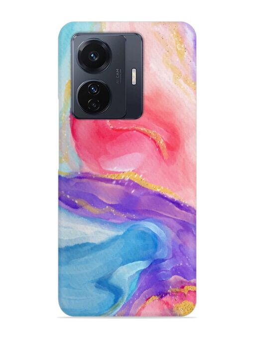 Watercolor Gradient Snap Case for Vivo T1 Pro (5G) Zapvi