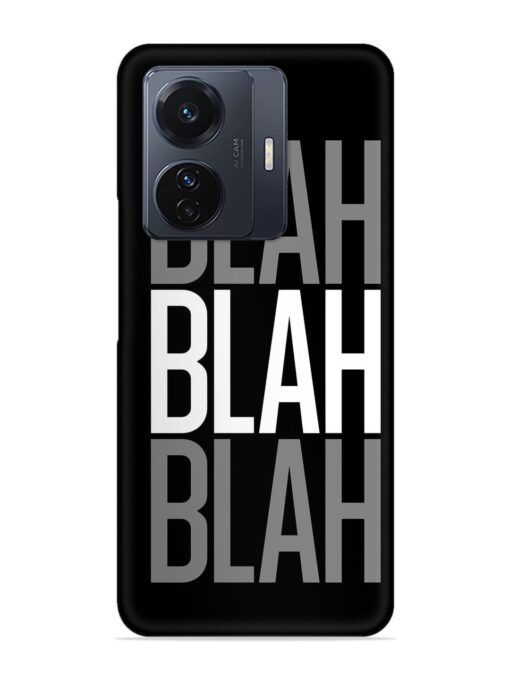 Blah Blah Blah Wallpaper Snap Case for Vivo T1 Pro (5G) Zapvi