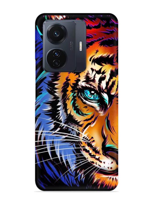 Colorful Lion Art Snap Case for Vivo T1 Pro (5G) Zapvi