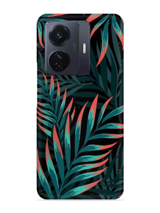 Green Leaf Art Snap Case for Vivo T1 Pro (5G) Zapvi