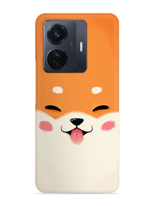 Happy Cat Art Snap Case for Vivo T1 Pro (5G) Zapvi