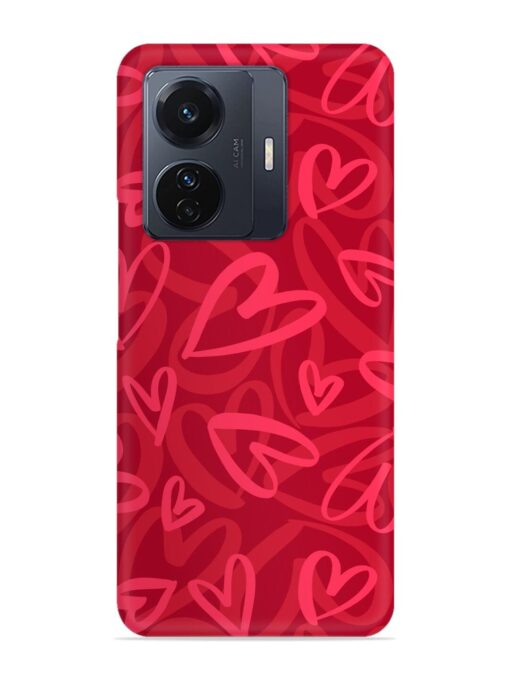 Seamless Romantic Pattern Snap Case for Vivo T1 Pro (5G)