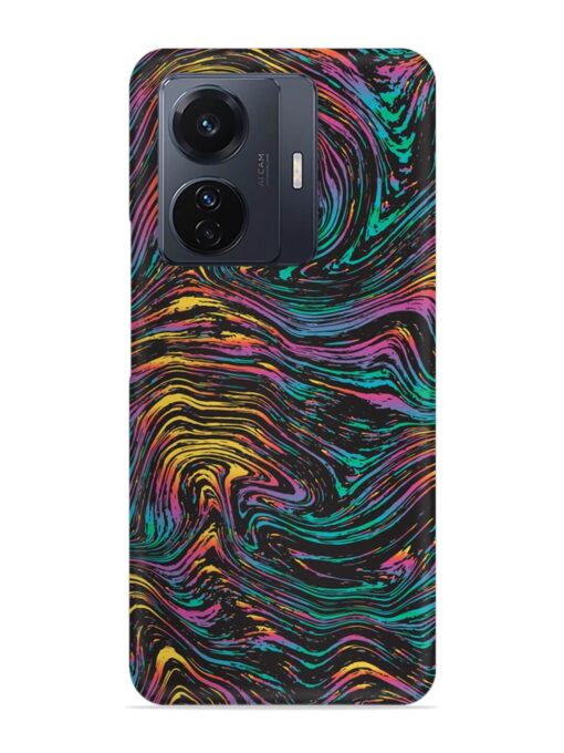 Abstract Liquid Colors Snap Case for Vivo T1 Pro (5G) Zapvi