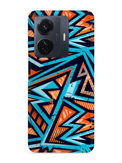 Abstract Seamless Grunge Snap Case for Vivo T1 Pro (5G)