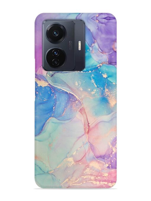 Alcohol Ink Colors Snap Case for Vivo T1 Pro (5G) Zapvi