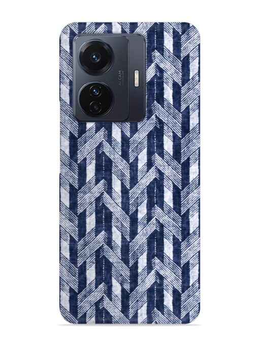 Abstract Herringbone Motif Snap Case for Vivo T1 Pro (5G) Zapvi