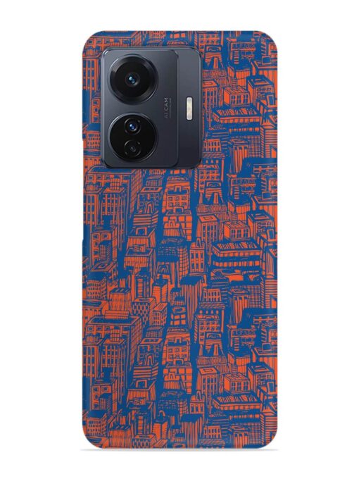 Hand Drawn Seamless Snap Case for Vivo T1 Pro (5G) Zapvi