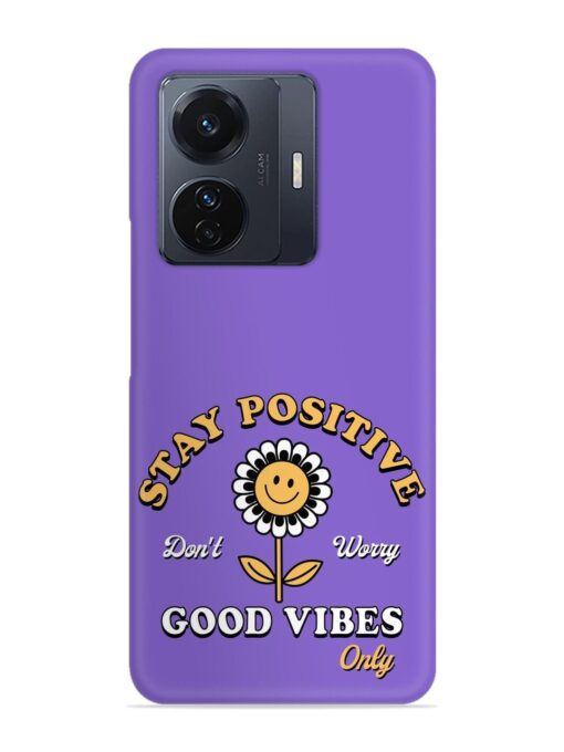 Retro Positive Flower Snap Case for Vivo T1 Pro (5G) Zapvi