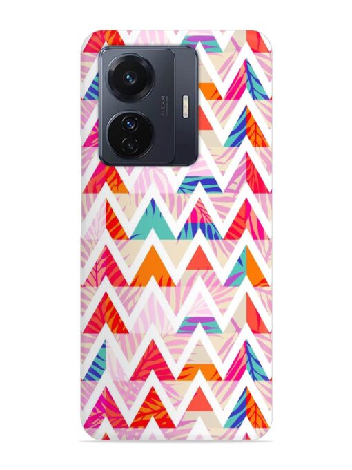 Abstract Triangle Background Snap Case for Vivo T1 Pro (5G)