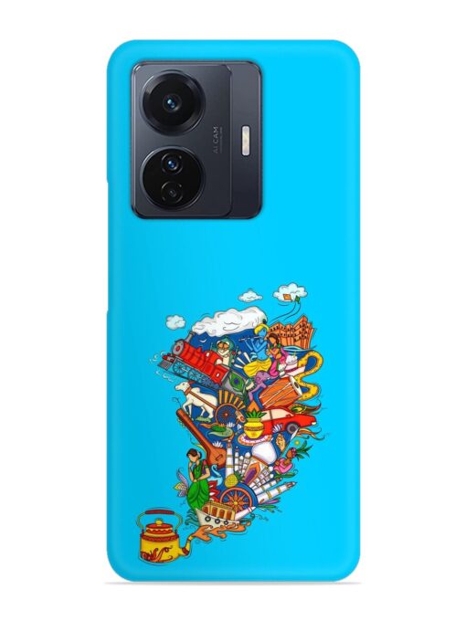 Vector Design Indian Snap Case for Vivo T1 Pro (5G) Zapvi