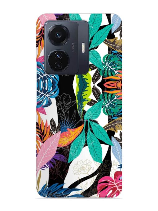 Floral Pattern Bright Snap Case for Vivo T1 Pro (5G) Zapvi