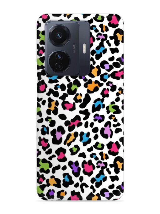 Seamless Leopard Pattern Snap Case for Vivo T1 Pro (5G) Zapvi