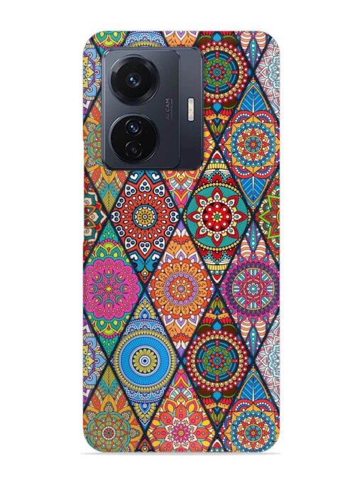 Seamless Tile Pattern Snap Case for Vivo T1 Pro (5G)