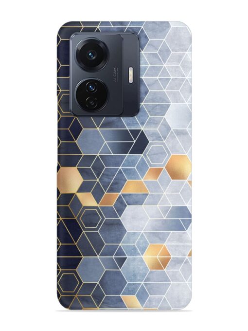 Geometric Abstraction Hexagons Snap Case for Vivo T1 Pro (5G) Zapvi