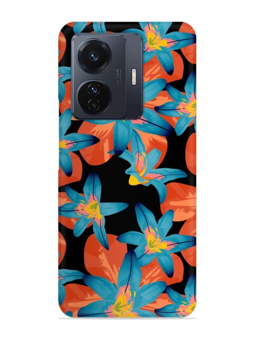 Philippine Flowers Seamless Snap Case for Vivo T1 Pro (5G)