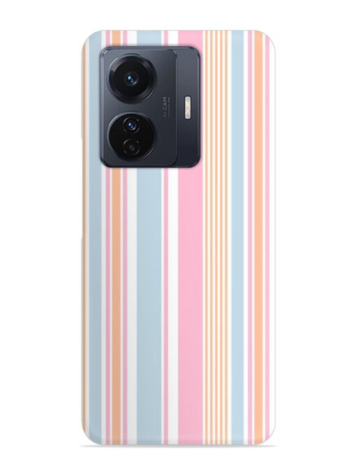 Stripe Seamless Pattern Snap Case for Vivo T1 Pro (5G) Zapvi