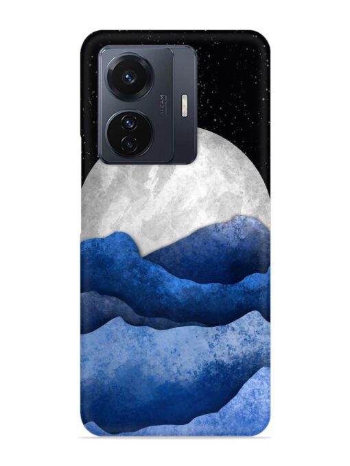 Full Moon Mountain Vector Snap Case for Vivo T1 Pro (5G) Zapvi