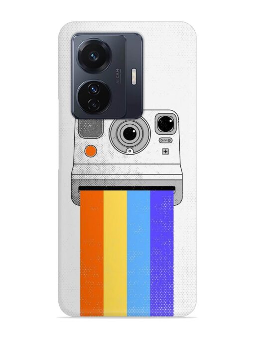 Retro Camera Art Snap Case for Vivo T1 Pro (5G) Zapvi