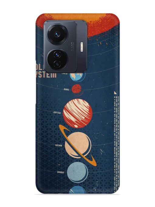 Solar System Vector Snap Case for Vivo T1 Pro (5G) Zapvi