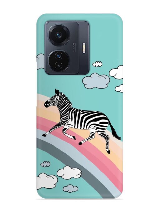 Running Zebra Snap Case for Vivo T1 Pro (5G) Zapvi