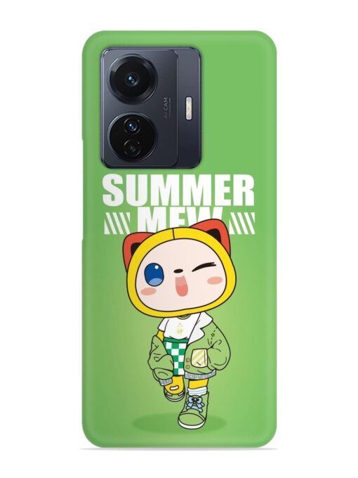 Summer Mew Snap Case for Vivo T1 Pro (5G)