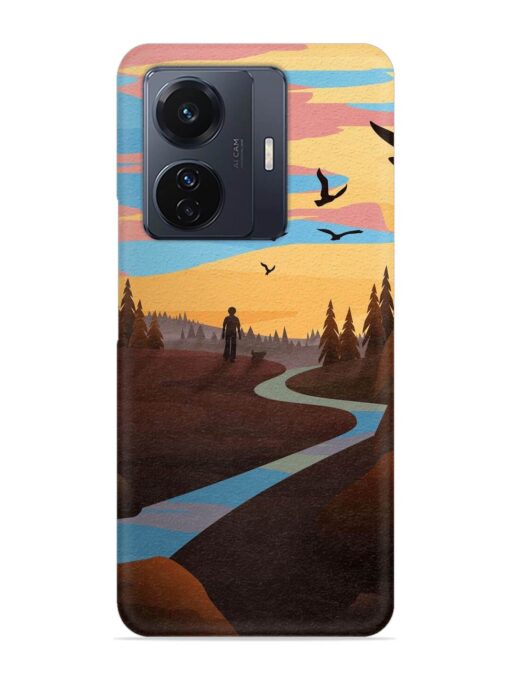 Natural Landscape Art Snap Case for Vivo T1 Pro (5G) Zapvi