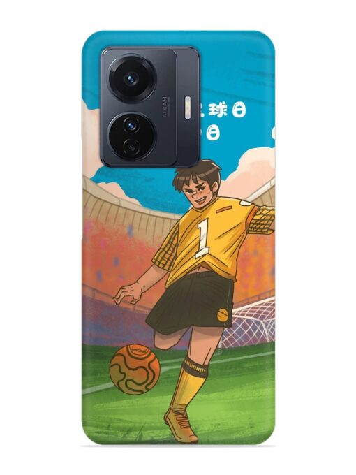 Soccer Kick Snap Case for Vivo T1 Pro (5G) Zapvi