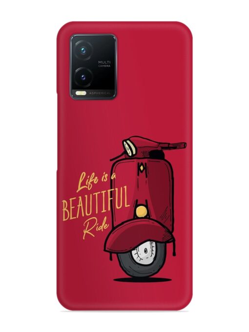 Life Is Beautiful Rides Snap Case for Vivo T1X Zapvi