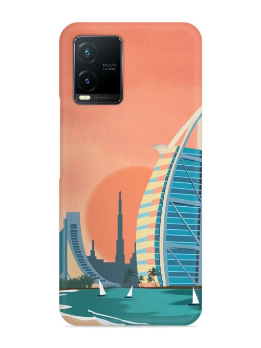 Dubai Architectural Scenery Snap Case for Vivo T1X Zapvi