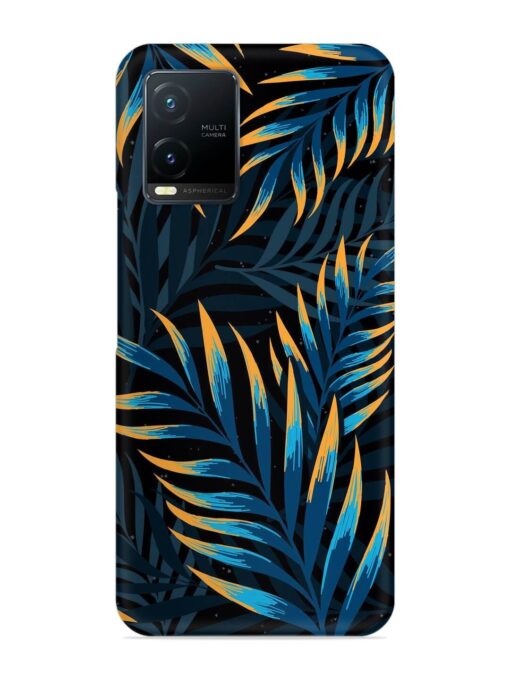 Abstract Leaf Art Snap Case for Vivo T1X