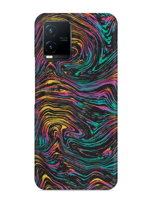 Abstract Liquid Colors Snap Case for Vivo T1X