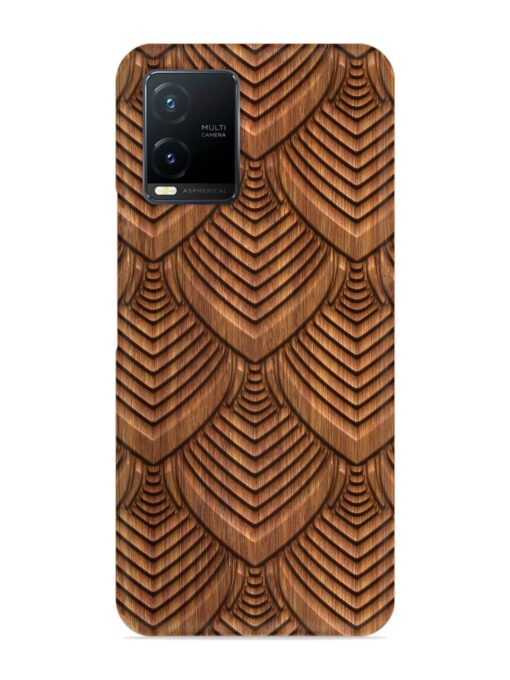 Carved Pattern On Snap Case for Vivo T1X