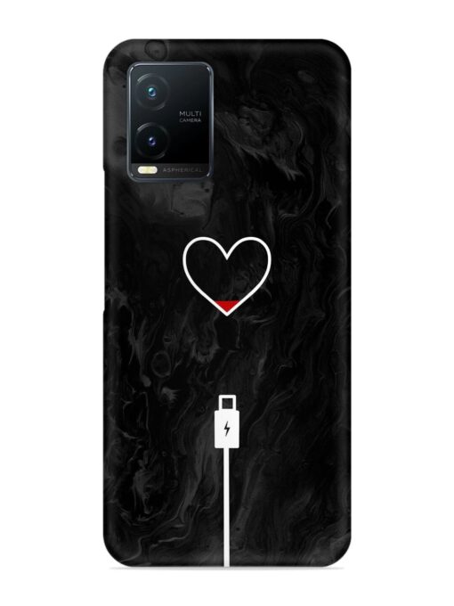 Heart Charging Vector Snap Case for Vivo T1X Zapvi