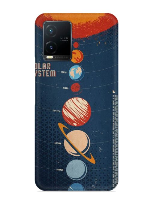 Solar System Vector Snap Case for Vivo T1X Zapvi